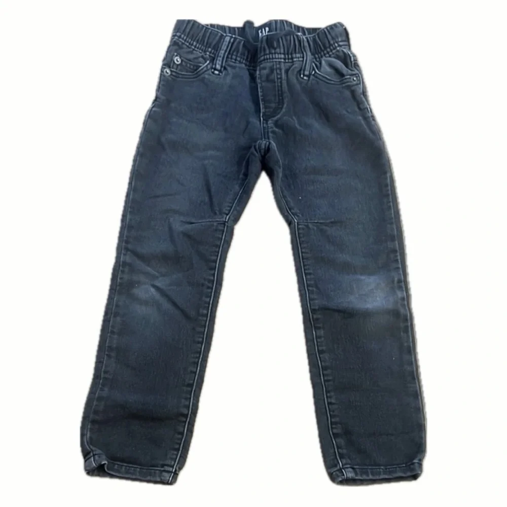 GAP Kids Black Straight Cut Stretch Jeans